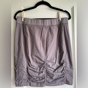 XCVI Skirt•Ruched•Medium•Cotton with a touch of spandex•Elastic waist•Never worn